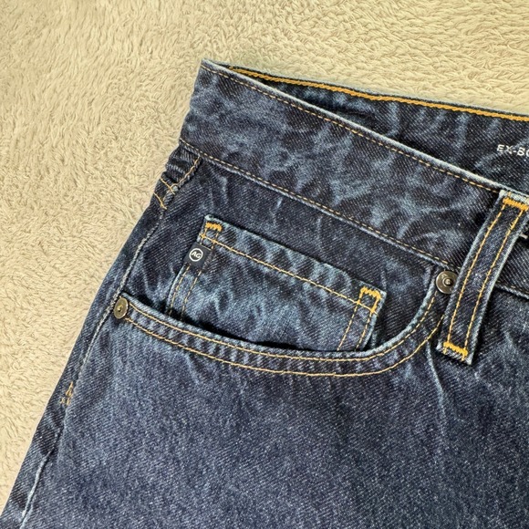 AG Adriano Goldschmied Ex-Boyfriend Slim Jeans Dark Wash Denim Mens 34x30 Casual - Picture 4 of 10